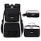 BEFUNIRISE Girls BackpackKids Backpack for Teen Girls School Bookbag for Elementary Primary High School Black White