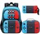 JIANYA Kids Backpack for School Boys Gamer School Bag for Elementary Kids Children 3pcs Boys Backpack with Lunch Box Pencil Case