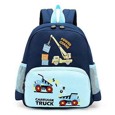 willikiva Cute Zoo Little 3d Backpack Kids Backpack for Boys and Girls Toddler Backpack Waterproof PreschoolBlue Hoist