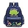 willikiva Cute Zoo Little 3d Backpack Kids Backpack for Boys and Girls Toddler Backpack Waterproof PreschoolDeep Blue Dinosaur