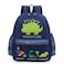 willikiva Cute Zoo Little 3d Backpack Kids Backpack for Boys and Girls Toddler Backpack Waterproof PreschoolDeep Blue Dinosaur