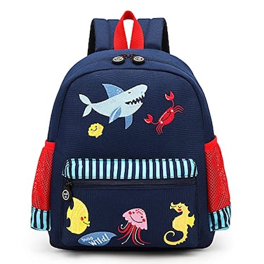 willikiva Cute Zoo 3d Kids Backpack for Boys and Girls Toddler Backpack BagsOcean World