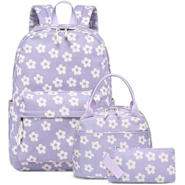 Bluboon School Backpack Teens Girls Boys Kids School Book Bags with Lunch Box Pencil Bag