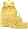 Bluboon School Backpack Teens Girls Boys Kids School Book Bags with Lunch Box Pencil Bag
