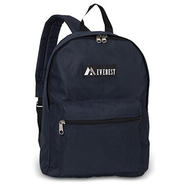 Everest Luggage Basic Backpack Navy Medium