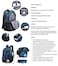 JiaYou Teenage Boy Girl Unisex Multifunctional School Bag Backpack with Florescent Mark20L USB ColorV 2 Sets