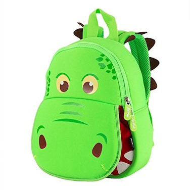 JiePai Dinosaur Toddler Backpack Hippo Kids Backpack Waterproof Cartoon Preschool