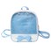 AlwaySky Ita Backpack Cute Candy Summer Beach Bag with Bowknot Transparent Windows for DIY Decors Blue