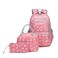 goldwheat 3Pcs Dog Paw Printed Backpack Set With LunchBag For Girls Elementary Students Bookbag Schoolbag