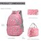 goldwheat 3Pcs Dog Paw Printed Backpack Set With LunchBag For Girls Elementary Students Bookbag Schoolbag
