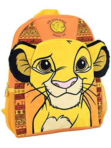 Disney Lion King Backpack Simba Backpack One Size Yellow