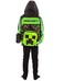 Minecraft Creeper Backpack Set Boys TNT 5 Piece Gamer Rucksack Pencil Case Bottle Lunchbag Included Unleash Adventure Black Schoolbag Set