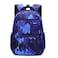 MITOWERMI Kids Backpack for Boys Girls Elementary School Bags for Boys Bookbags Primary Students Children Backpack Dark Blue Geometric