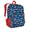 Wildkin Kids 16 Inch Elementary School Backpack for Boys Durable Padded Bag with Adjustable Straps for School Travel Everyday Use Multiple Pockets Ages 613 Transportation