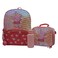 Peppa Pig Girls 4 Piece Backpack Set for Preschool Kindergarten Flip Sequin 16 School Bag with Front Zip Pocket Pink