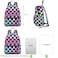 YiXiamo Cute 13 inch mini pack bag backpack for grils children and adult lattice