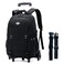 Sopnorm Rolling Backpack for Boys Elementary School Bag with Wheels Travel Trolley Bag 2 wheels and 6 wheels