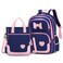 VIDOSCLA School Bags for Girls 2Pcs Bowknot Girls Backpack Elementary Princess Bookbag Sets for School