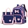 VIDOSCLA School Bags for Girls 2Pcs Bowknot Girls Backpack Elementary Princess Bookbag Sets for School