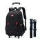Sopnorm Rolling Backpack for Boys Elementary School Bag with Wheels Travel Trolley Bag 2 wheels and 6 wheels