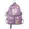 Eagerrich Cute Backpack with Cute Pin Accessories Plush Pendant for School Bag Student Girl Backpack SuperCapacity Waterproof Travel BackpackPurse2