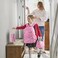 Unineovo School Backpack Set for GirlsPink Rainbow Large Capacity Schoolbag with Lunch Box Pen Case 3 PcsKindergarten Elementary Book Bag for Teens and Primary Students