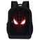 Marvel Comics Spiderman Backpack Into The SpiderVerse Black Knapsack 16 inch Mesh Padded Bag Miles Morales 1