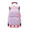 Mfikaryi Girls Rolling Backpack Elementary Student Outdoor Travel Trolley Bag Bookbag with Wheels