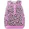 Choco Mocha Kids Backpack for Girls Cheetah Backpack Kids Elementary School Backpack for Girls Ages 68 Kid Bookbag 17 Inch with Chest Strap Pink
