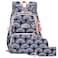 Mfikaryi Kids Girls Backpack with Lunch Box Cute Girls Bookbag for School Backpack Lunch Box Combo