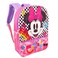 MINNIE Disney Minnie Mouse Backpack and Lunch Box Set 16 Bag with Zipper Pockets Lunch Bag Stickers More School Supplies Minnie Backpack Set