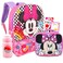 MINNIE Disney Minnie Mouse Backpack and Lunch Box Set 16 Bag with Zipper Pockets Lunch Bag Stickers More School Supplies Minnie Backpack Set