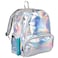 Wildkin Kids 17 Inch Backpack for Girls Elementary School Backpack with Padded Straps Multiple Pockets Lightweight Bookbag for School Travel Ages 815 Holographic