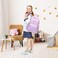 Reqinqin SUNEIGHT 30L Waterproof School Backpack for Girls 618 Years Large Capacity Lightweight Bookbag for Elementary to High School Durable Travel Backpack with Adjustable StrapsPurple