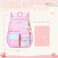 ETAISHOW Gradient Rainbow Kids Backpack for Girls Elementary School HeartPrint Kids Bookbag School Bag with Compartments