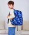 AM SeaBlue Backpack for Boy Middle School Lightning Bookbag Durable Student Teenager Sturdy Lightweight Waterproof 1Blue