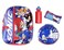 AI ACCESSORY INNOVATIONS Sonic The Hedgehog Backpack 16 Fast Molded Lunch Box Cinch Bag 5PC Set