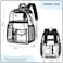 Lanola Clear Backpack for Girls Backpacks Elementary Bookbags Middle School bags Women Casual DaypackLight Blue