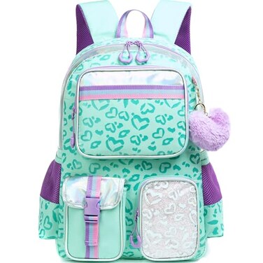 Meetbelify Aesthetic Backpack for Elementary to Teen Girls Cute Bookbag for Kids 810