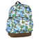 INTIMO Teenage Mutant Ninja Turtles TMNT Pizza Fun School Travel Backpack With Faux Leather Bottom 16