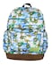 INTIMO Teenage Mutant Ninja Turtles TMNT Pizza Fun School Travel Backpack With Faux Leather Bottom 16