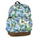 INTIMO Teenage Mutant Ninja Turtles TMNT Pizza Fun School Travel Backpack With Faux Leather Bottom 16