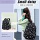 Mfikaryi Daisy Prints Backpack for Girls Middle School Bookbag Elementary School Bags for Teens