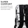 J World New York J World HeavyDuty Clear Backpack for Men Women Kids Large Transparent See Through TPU Laptop Bookbag for School Clear