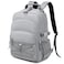 mygreen Girls Boy School Backpack Elementary Middle Bookbag Teenager Waterproof Lightweight 16 Inches Grey