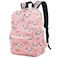 Kouxunt Panda Mesh Backpack for Girls Women See Through Casual School College Student Bookbag