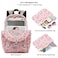 Kouxunt Panda Mesh Backpack for Girls Women See Through Casual School College Student Bookbag