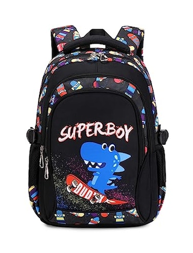 Lmwzh Backpack For Boys Kindergarten Preschool Elementary School Bags Kids Bookbag Waterproof Durable2023 Model SBlack Small