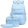 Joyfulife Mermaid Backpack for Girls Backpack with Lunch Box Kids Backpack Elementary Bookbags Primary Middle School Bags for Teens 3 in 1 School Backpack Set