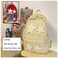 LOTUSTAR Y2K Backpack with Cute Accessories Emo Girl Boy Stars Preppy School Bag with Plush Pendenat Grunge 1012 Daypack Red